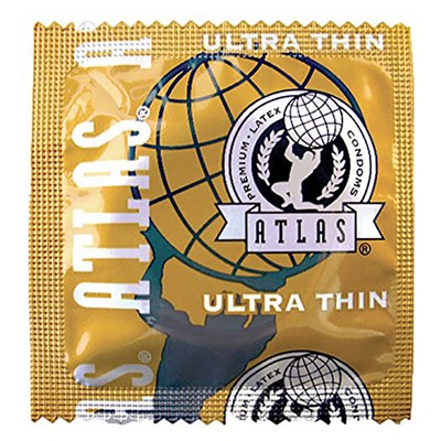 Atlas Ultra-Thin Condoms - 12-Pack