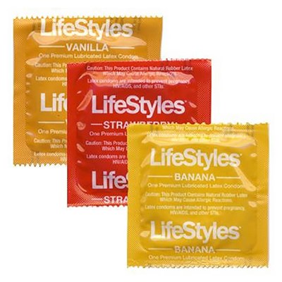 Lifestyles Luscious Flavors Condoms - 12-Pack