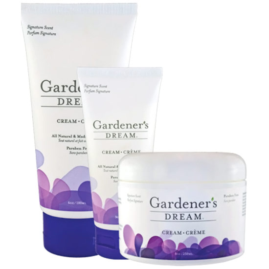 Gardener's Dream Cream, Full Body Treatment, 8 oz Jar, Aroma Crystal Therapy