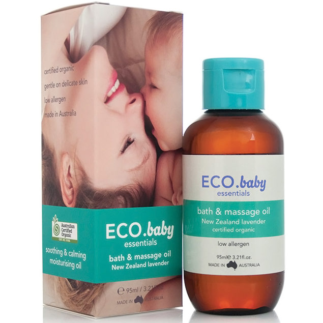ECO Baby Essentials Bath & Massage Oil, 3.21 oz, Eco Modern Essentials