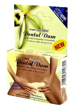 Vanilla Dental Dam - Oral Sex Safety - 2 pk.