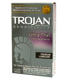 Trojan Ultra Thin Lubricated Condoms - 12