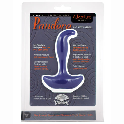 Vibratex Pandora - Blue, Prostate + G-Spot Massager Vibrator